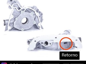 Diferencia entre una bomba de aceite para  Aveo y Optra Desing-Advance