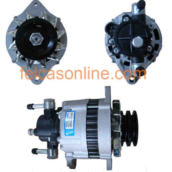 ALTERNADOR ISUZU 12V.4 CIL. CON BOMBA.