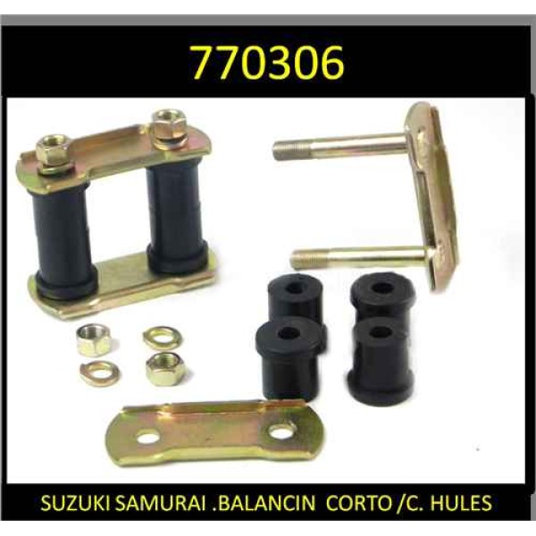 BALANCIN BALLESTA CORTO C/BUJES SUZUKI SAMURAI - 770306 BALANCIN BALLESTA CORTO C/BUJES SUZUKI SAMURAI - 770306