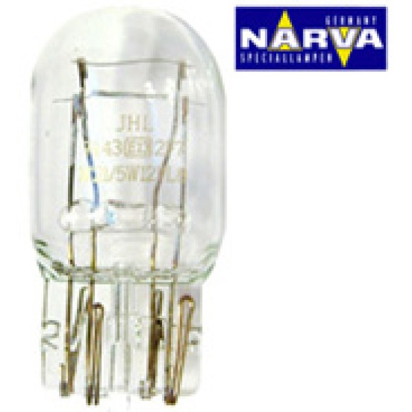 BOMBILLO 7443 W21/5W 12V 21/5W W3x16q #43 NARVA CP - 17919 BOMBILLO 7443 W21/5W 12V 21/5W W3x16q #43 NARVA CP - 17919