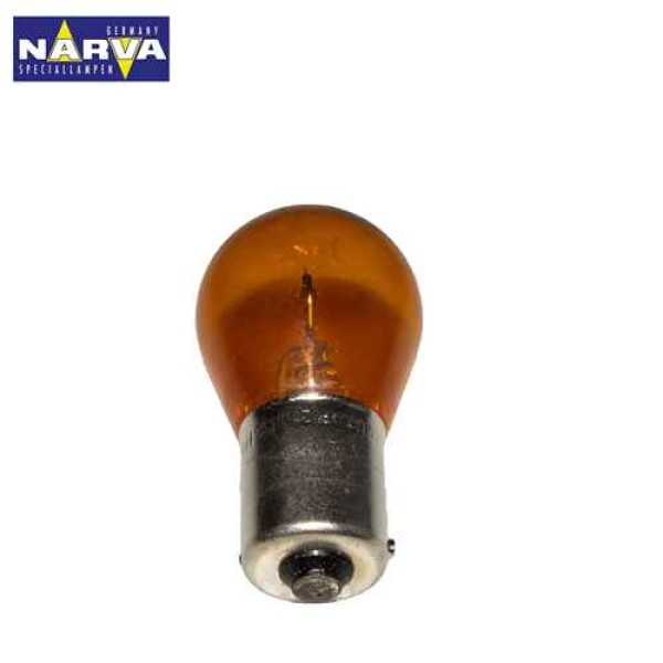 BOMBILLO PY21W (HD) 24V 21W BAU15s #25 AMBAR NARVA CP - 17649