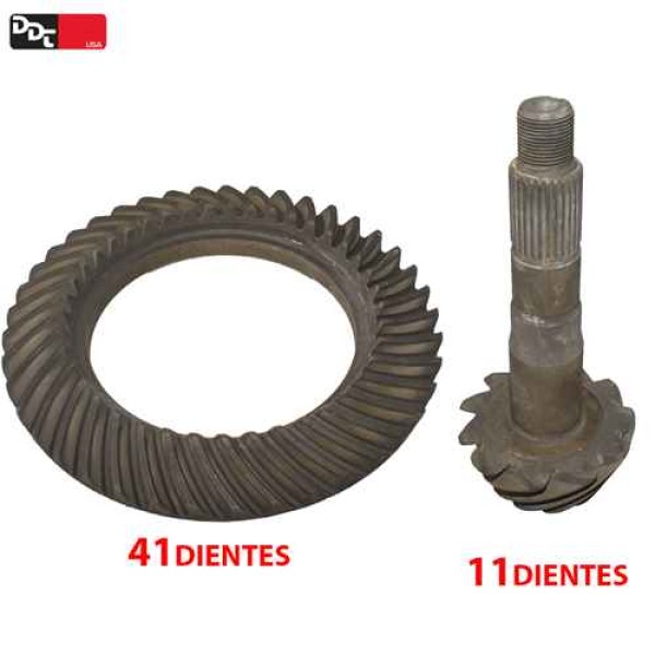 CORONA Y PIÑON 41X11 RADIO 3,73 TIPO JAPONESA DELANTERO TOYOTA HILUX / VIGO (GIRO A LA DERECHA) - CW2001610 CORONA Y PIÑON 41X11 RADIO 3,73 TIPO JAPONESA DELANTERO TOYOTA HILUX / VIGO (GIRO A LA DERECHA) - CW2001610