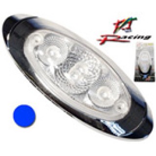 FARO LATERAL OVALADO PEQUEÑO CROMADO CON 4 LED AZUL (BLISTER) - F1R-1817LED-AZUL FARO LATERAL OVALADO PEQUEÑO CROMADO CON 4 LED AZUL (BLISTER) - F1R-1817LED-AZUL