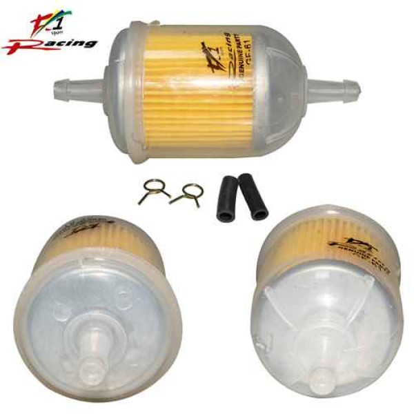FILTRO GASOLINA UNIVERSAL TIPO INTERFIL C/MANGUERAS (GF-61=7680997) (ESTANDARD) - FGI-024=GF-61
