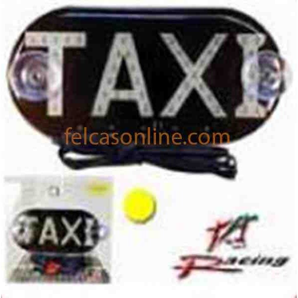 AVISO TAXI LED AMARILLO CON CHUPON