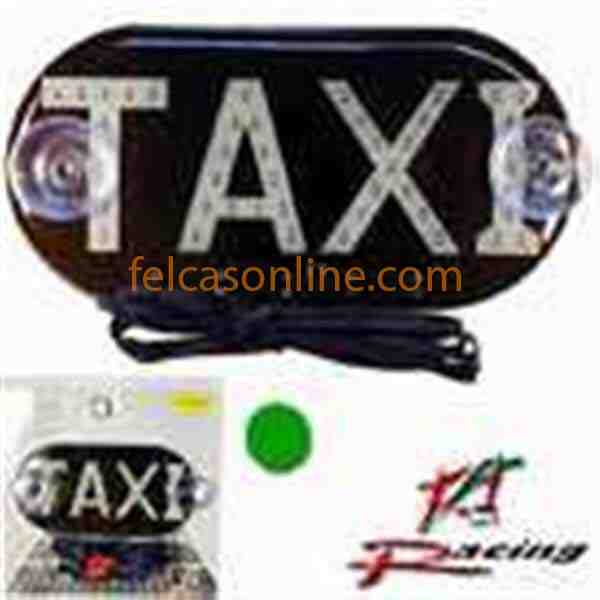 AVISO TAXI LED VERDE CON CHUPON