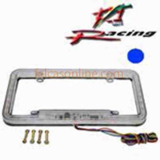 PORTA PLACA 48 LED AZUL CON PITO RETRO PORTA PLACA 48 LED AZUL CON PITO RETRO