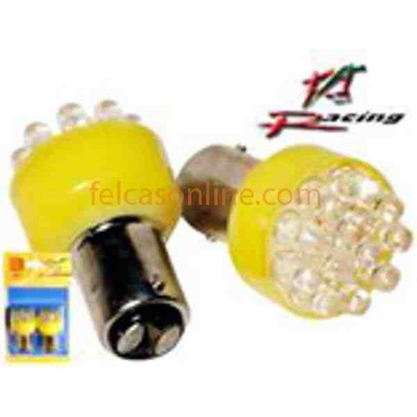 BOMBILLOS 1 CONTACTO 12V12 LED AMBAR