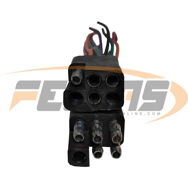 CONECTOR MACHO Y HEMBRA 7 VIAS