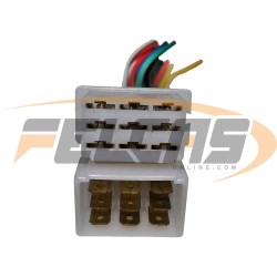 CONECTOR MACHO Y HEMBRA 9 VIAS UND