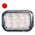 FARO ESQUINERO CROMADO ROJO 2 LED
