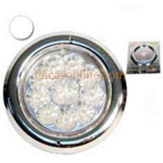 STOP EMPOTRAR C GOMA BLANCO 13 LED STOP EMPOTRAR C GOMA BLANCO 13 LED