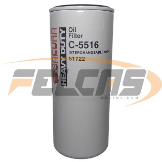 FILTRO ACEITE INT CAT C 11 - C5516=554105=51722 FILTRO ACEITE INT CAT C 11 - C5516=554105=51722