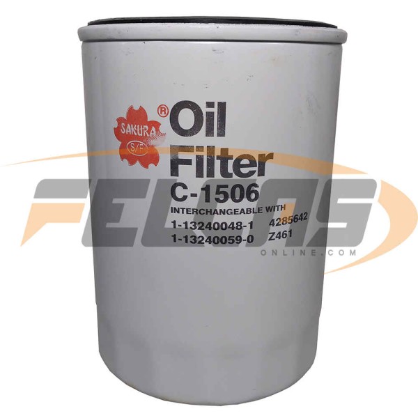 FILTRO ACEITE ISUZU FORWARD 6BD1 6BD1T - C1506