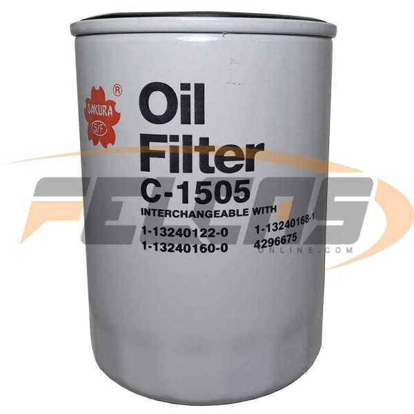 FILTRO ACEITE ISUZU CAMION B75 P559128 - C1505=P556007=51798