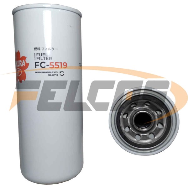 FILTRO COMBUSTIBLE CATERPILLAR 1R0712 - FC-5519=551712=33374