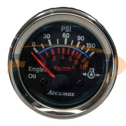 RELOJ PRESION ACEITE ELECTRICO 12V C/VAL