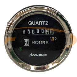 RELOJ HOROMETRO 12-24V ACCUMAX.