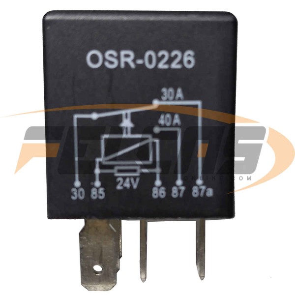 RELEX MINI AUX 24V 5P 40 30A MERCEDES B - OSR-0226